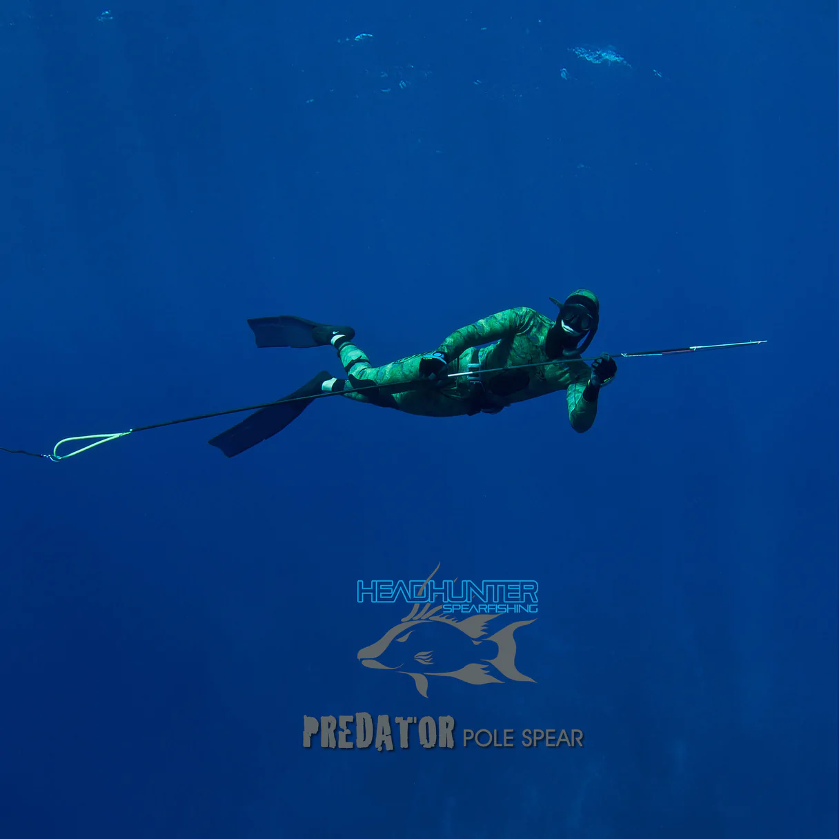 HeadHunter 8ft Predator Carbon Polespear - Spearfishing UK
