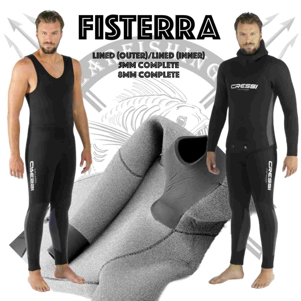 Cressi FISTERRA Complete Wetsuit (internal lined) | Spearfishing UK