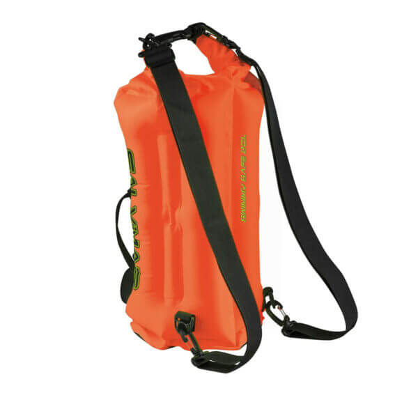 Salvimar swimmy safe bag/buoy - back straps view