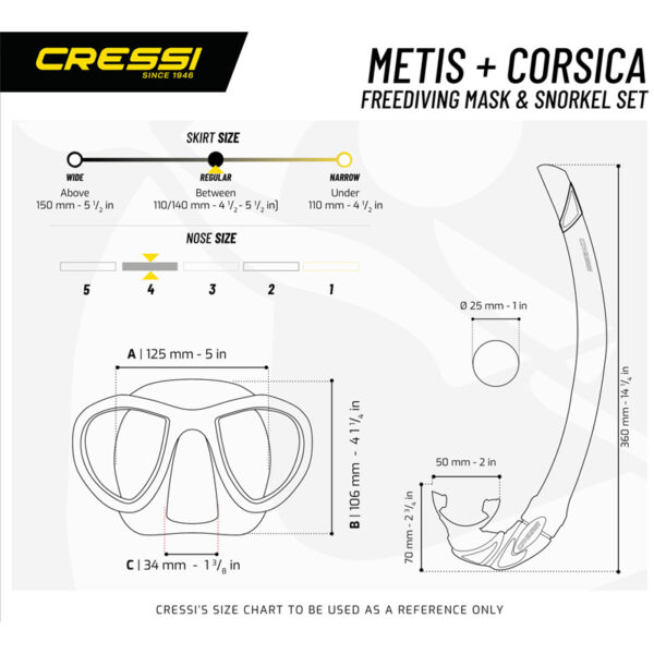 Cressi Metis & Corsica Snorkeling Combo - Image 5