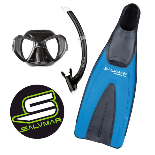 Salvimar Nobilis Fins and Morpheus Snorkeling Combo Set